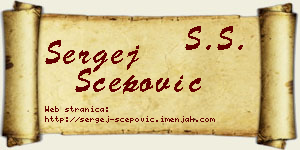 Sergej Šćepović vizit kartica